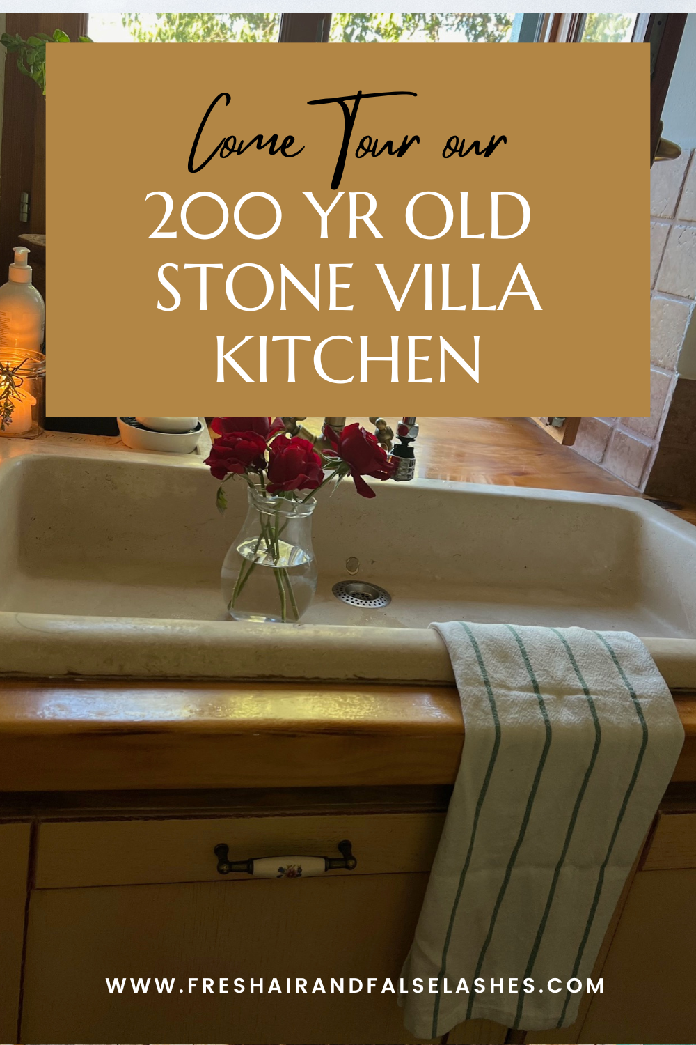 Small kitchen in the stone villa